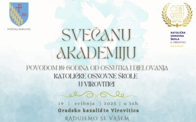 POZIVAMO VAS NA SVEČANU AKADEMIJU
