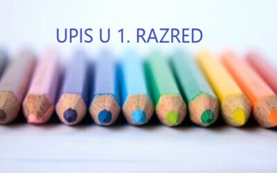 Upisi u prvi razred 2026. / 2027. godine