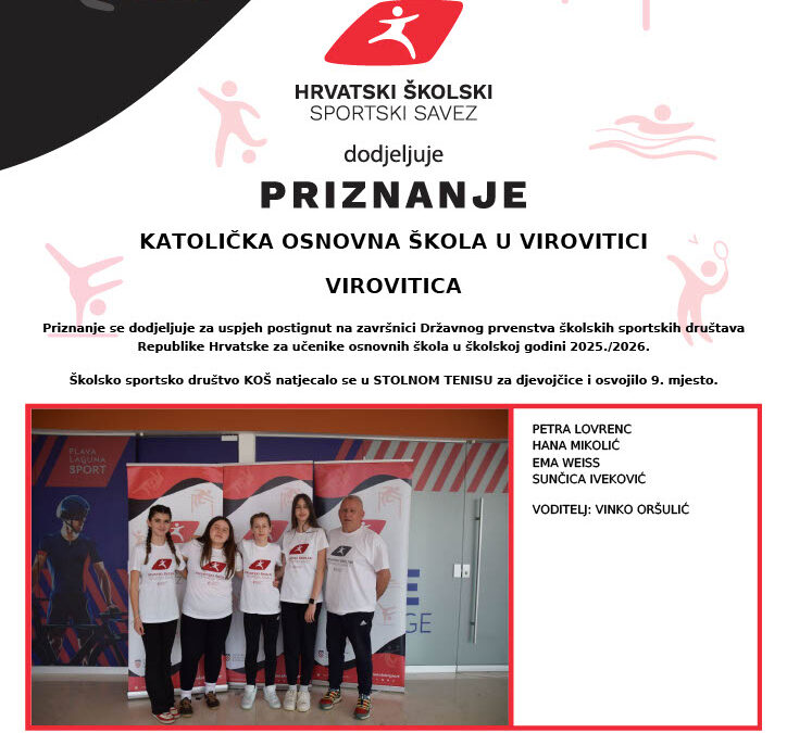 Državno natjecanje u stolnom tenisu