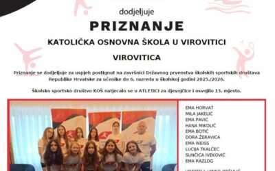 Državno natjecanje u atletici – 13.mjesto